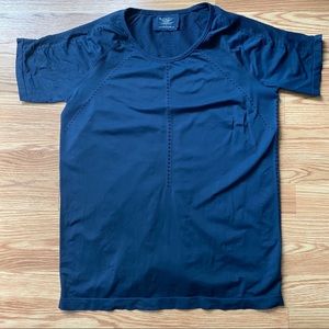 Navy Blue Athleta Foothill Tee